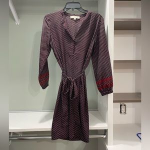Loft long sleeve dress size XS